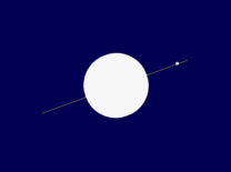 土星の細い環